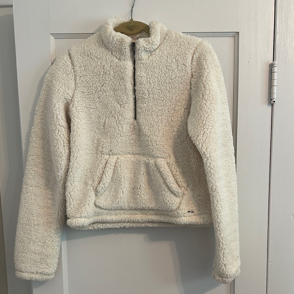 Cozy Cream Sherpa Pullover